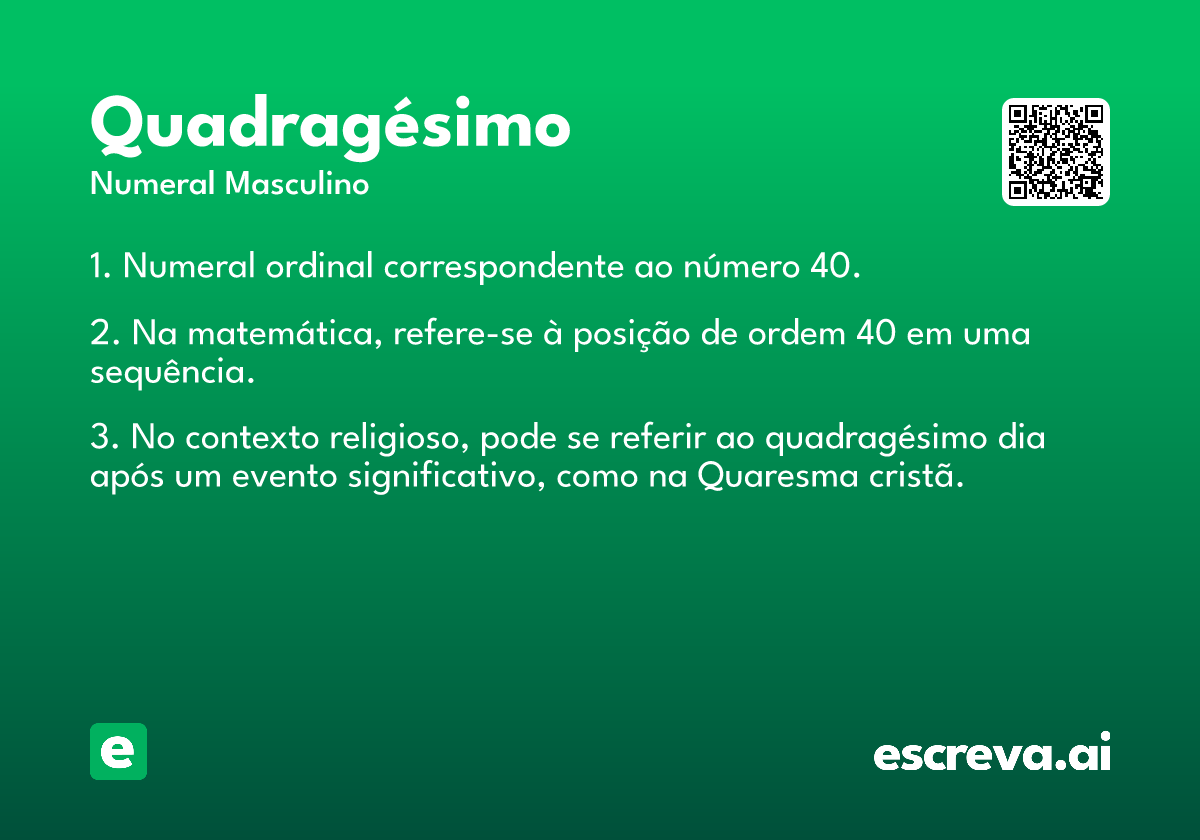 quadragésimo