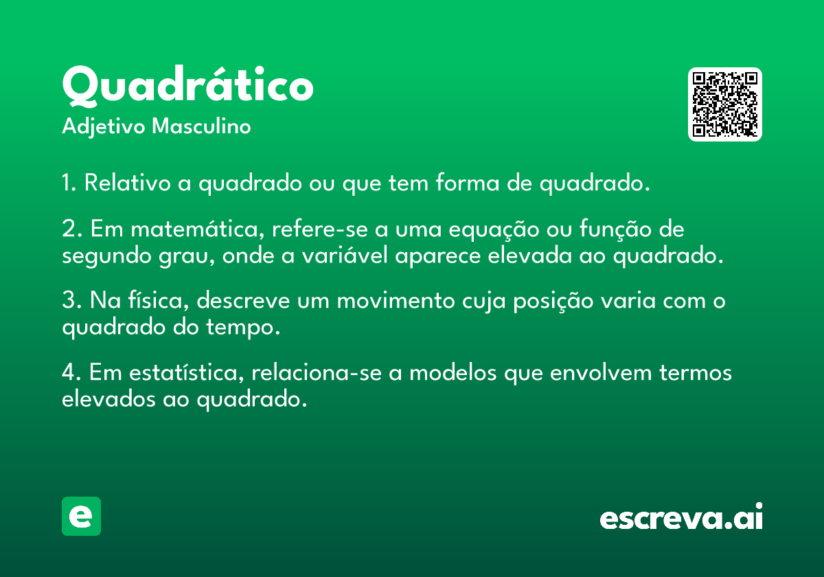 quadrático