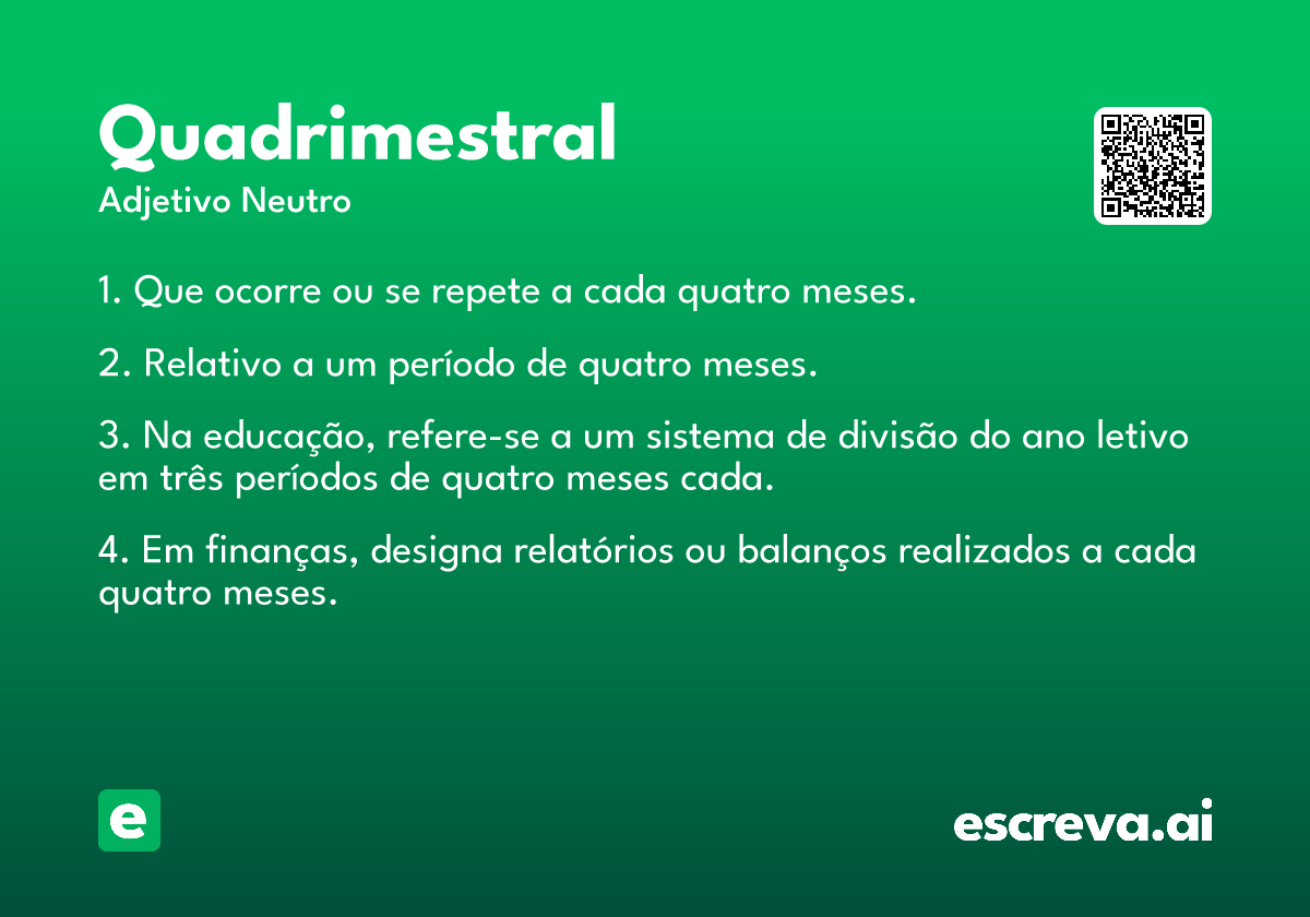 quadrimestral