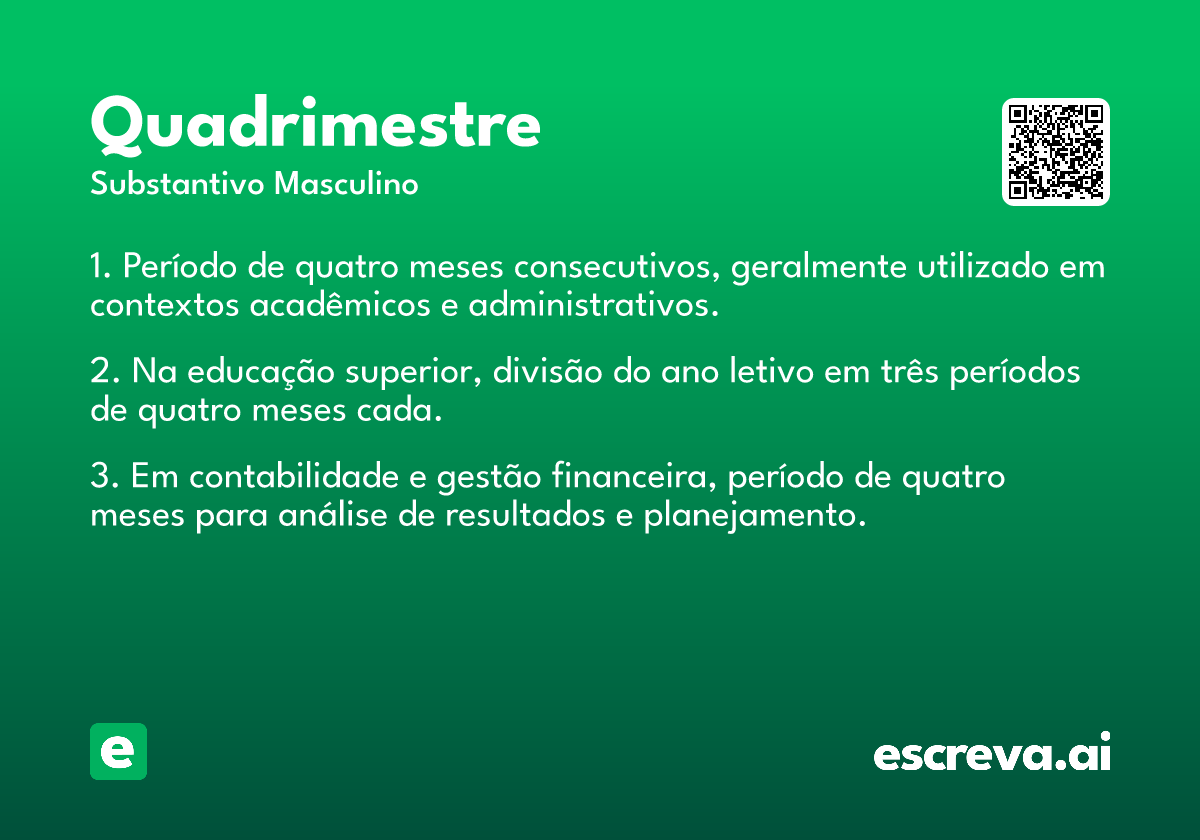 quadrimestre