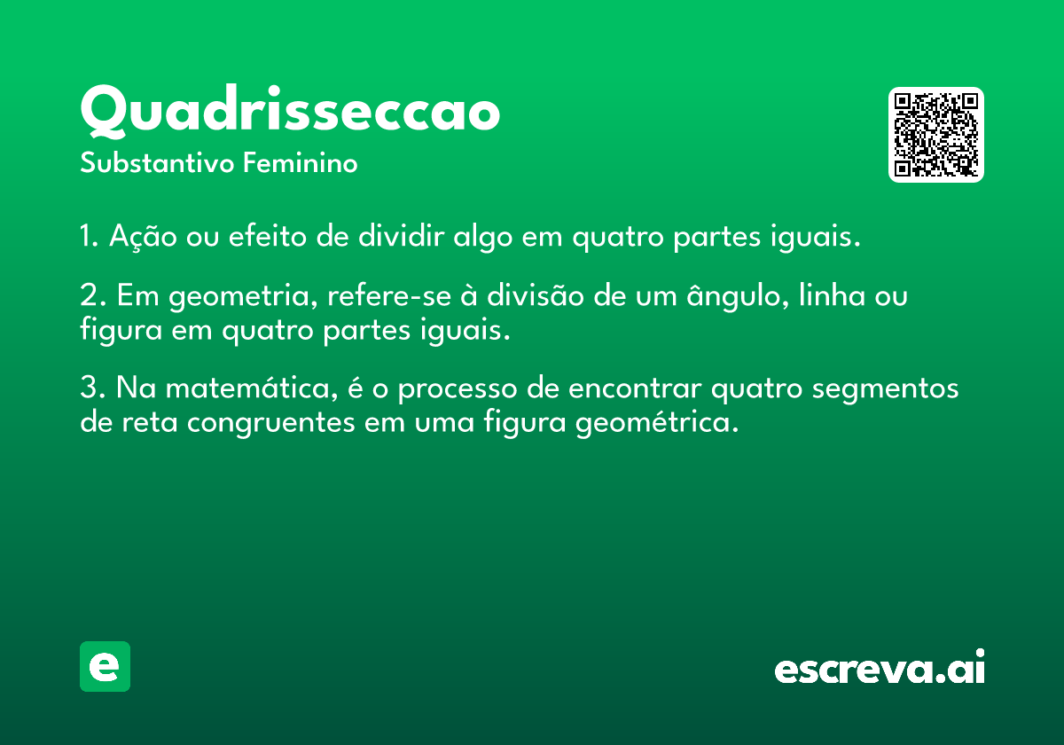 quadrisseccao