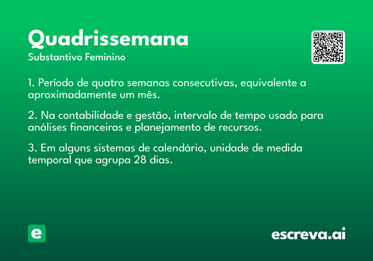 quadrissemana