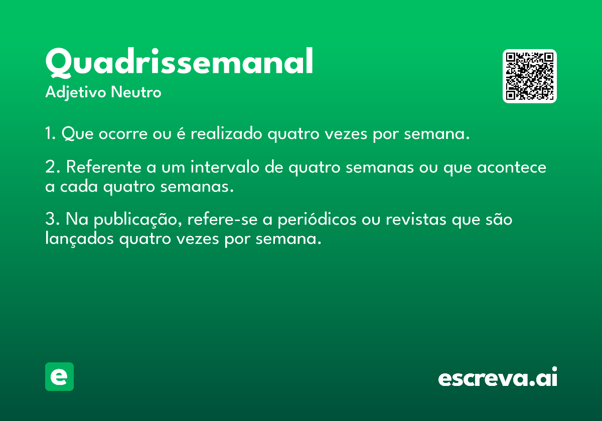 quadrissemanal