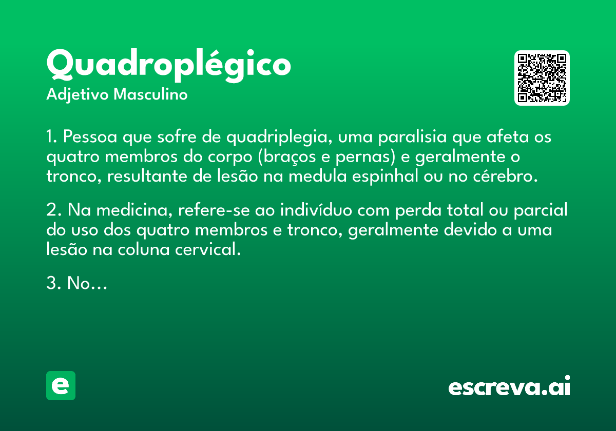 quadroplégico