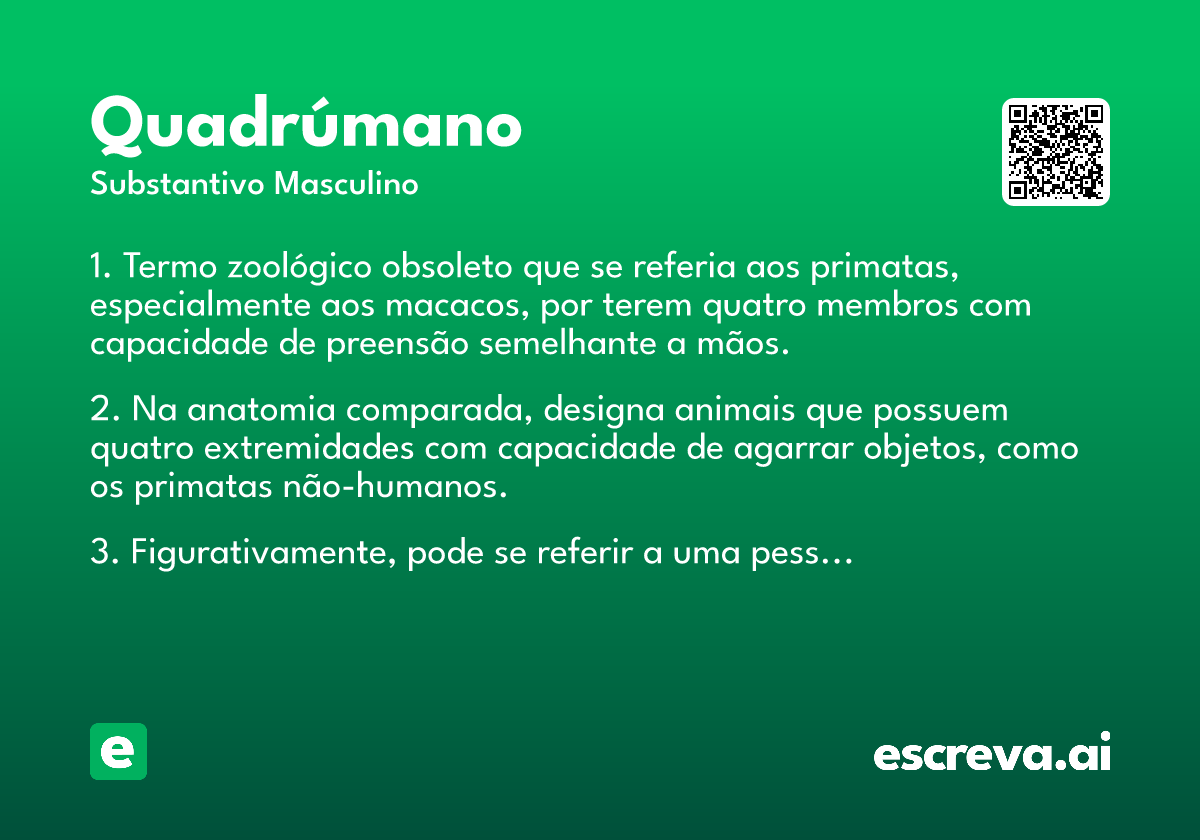 quadrúmano