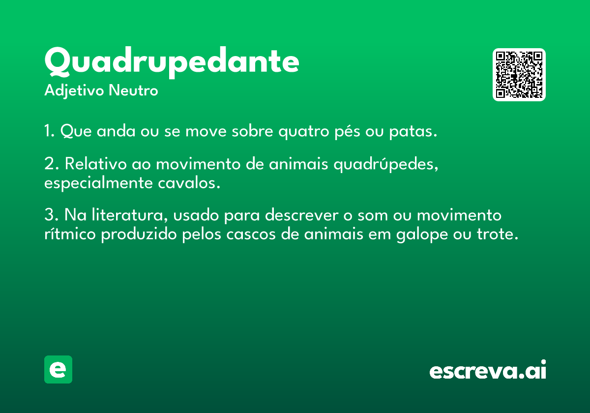quadrupedante