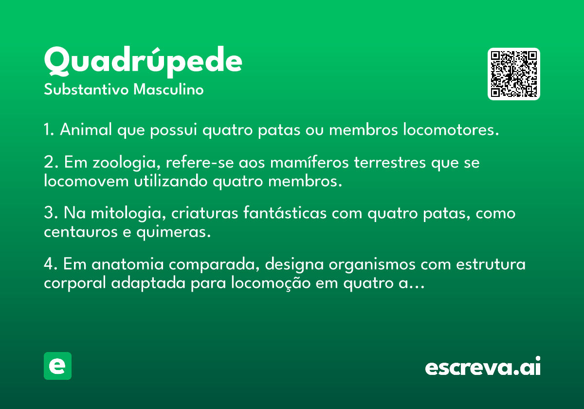 quadrúpede