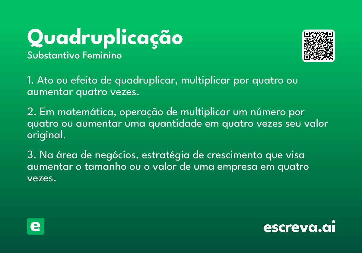 quadruplicação