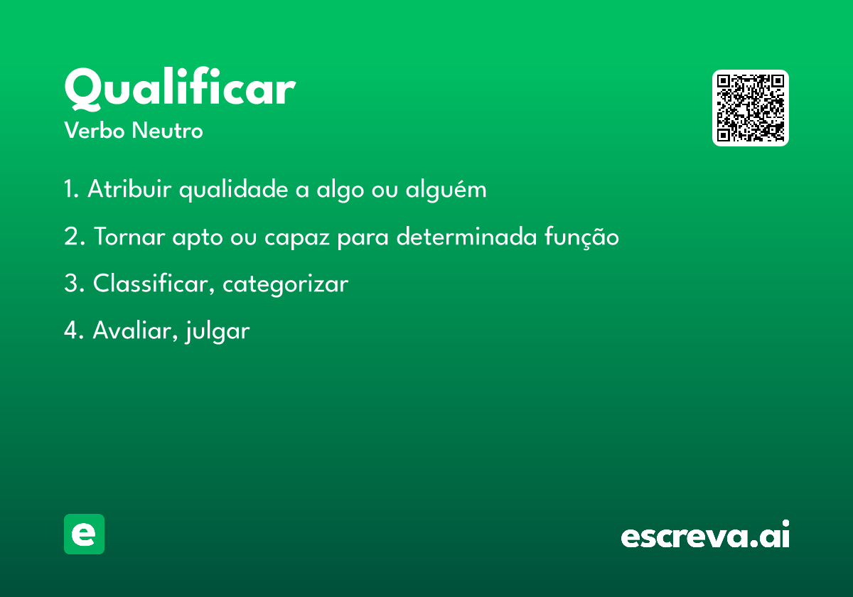 qualificar