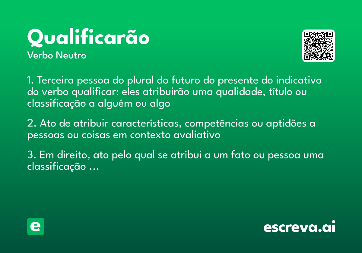 qualificarão