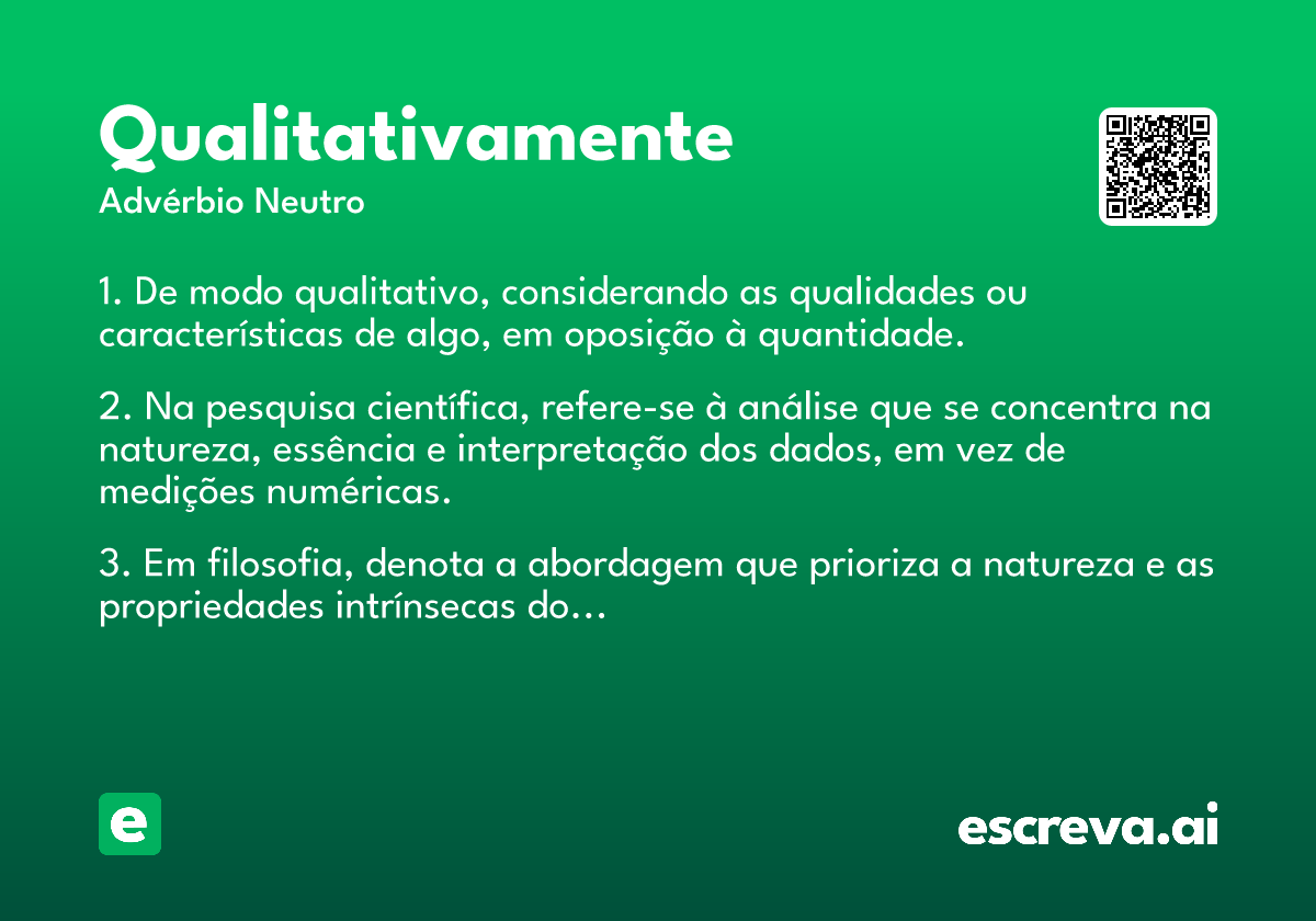 qualitativamente