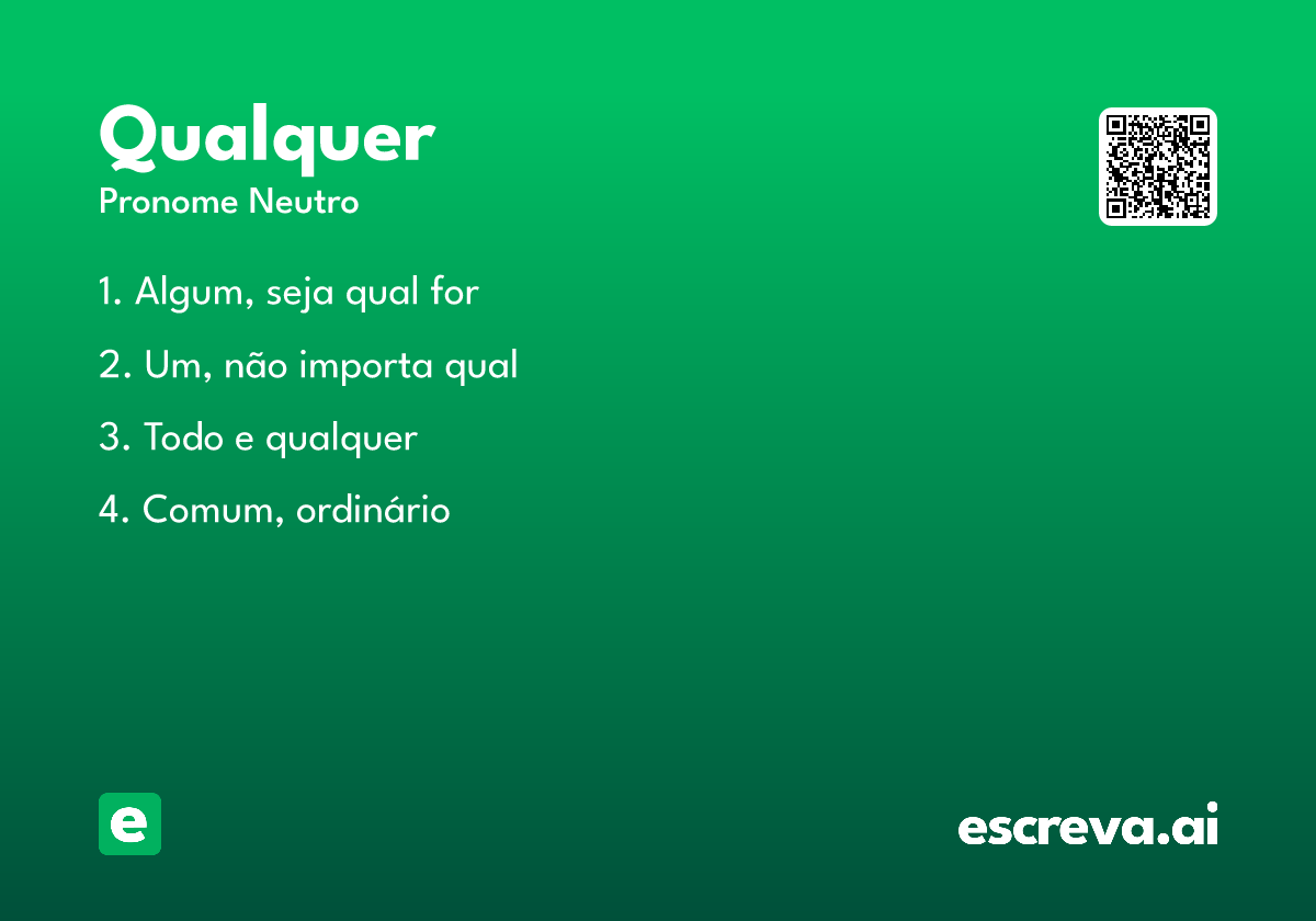 qualquer
