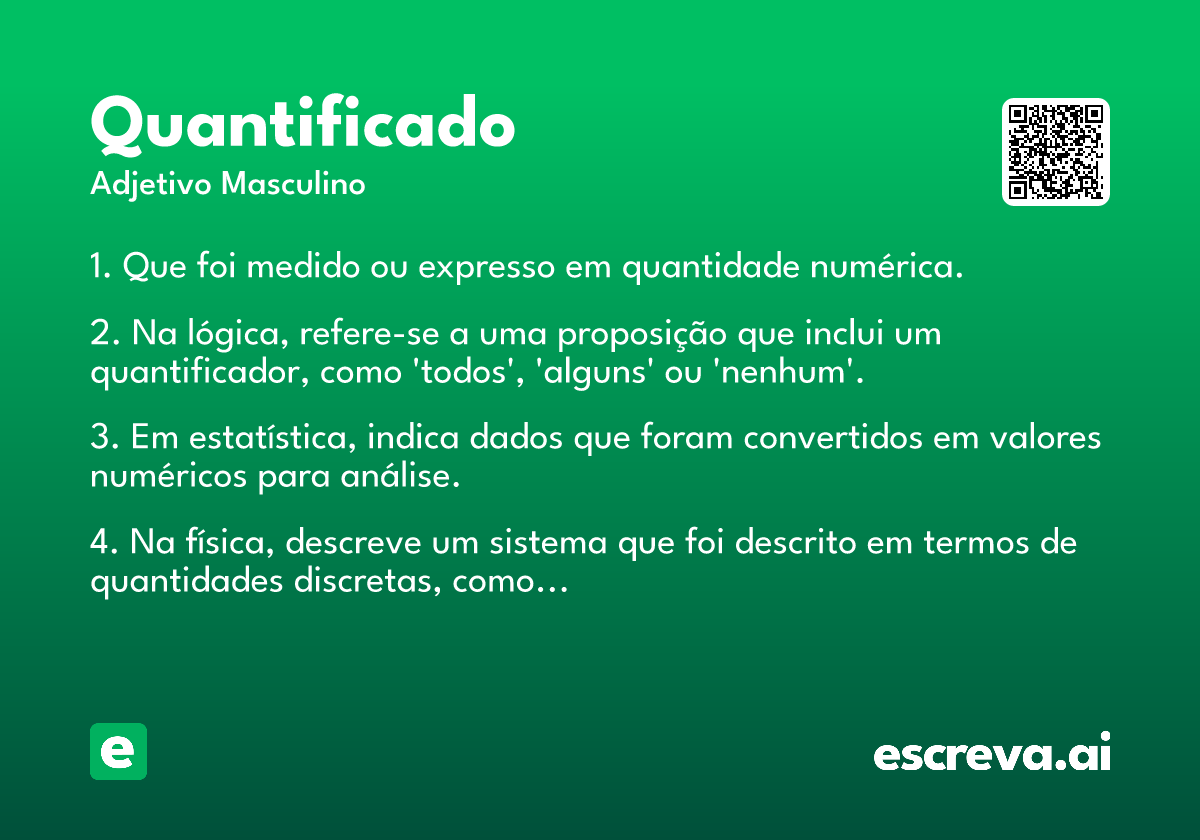 quantificado