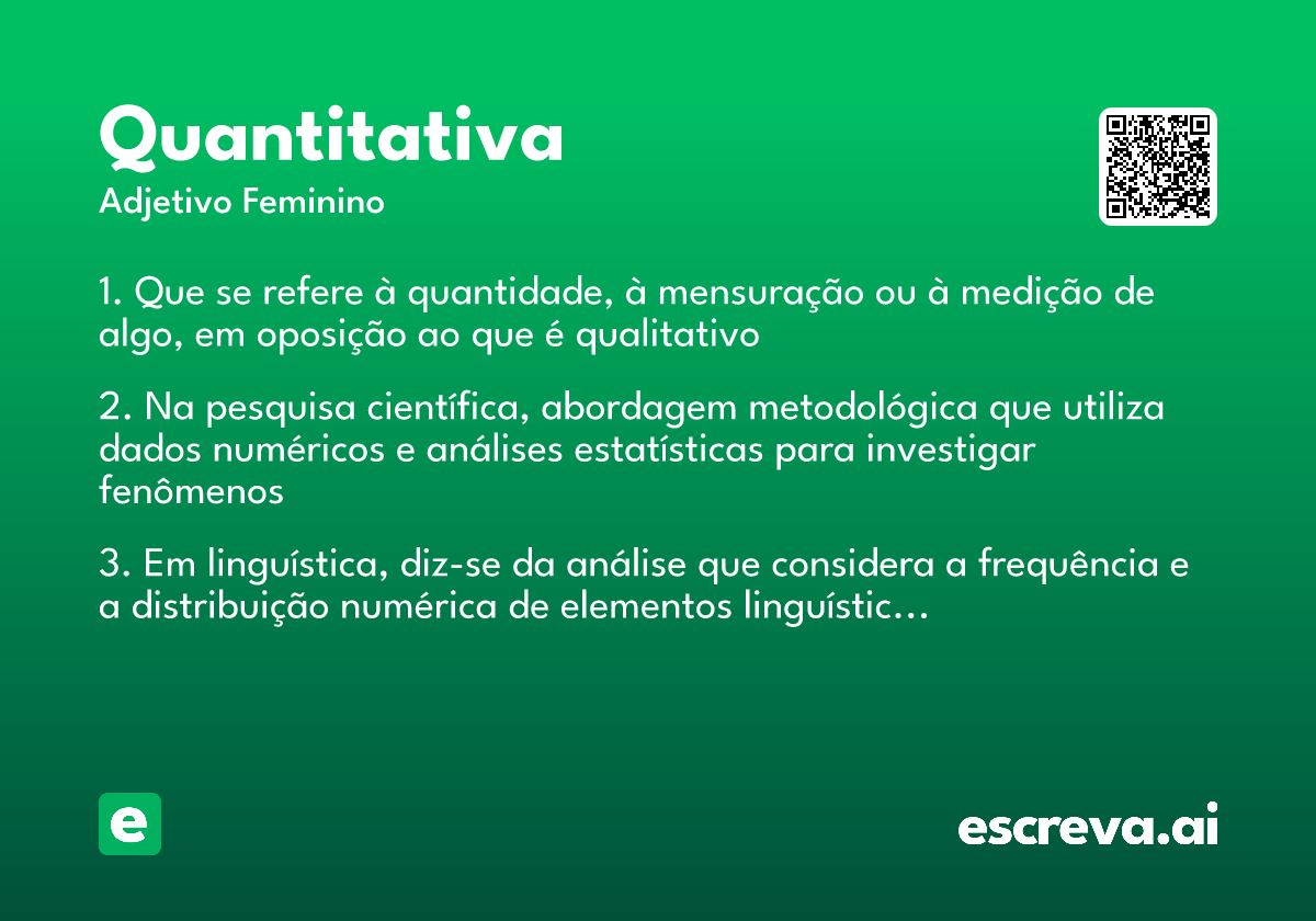 quantitativa