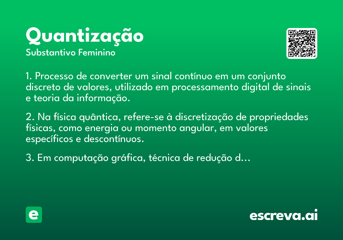 quantização