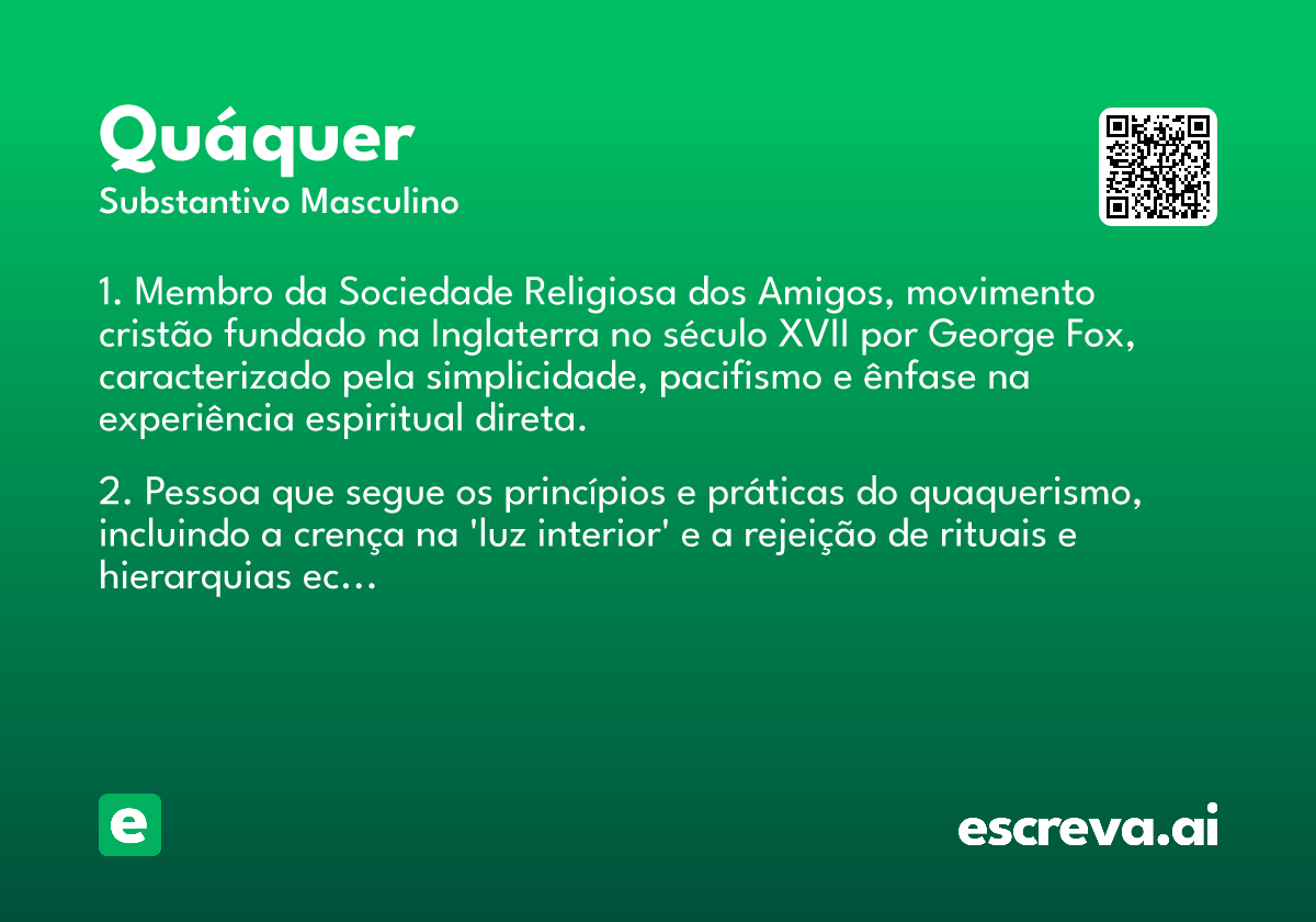 quáquer