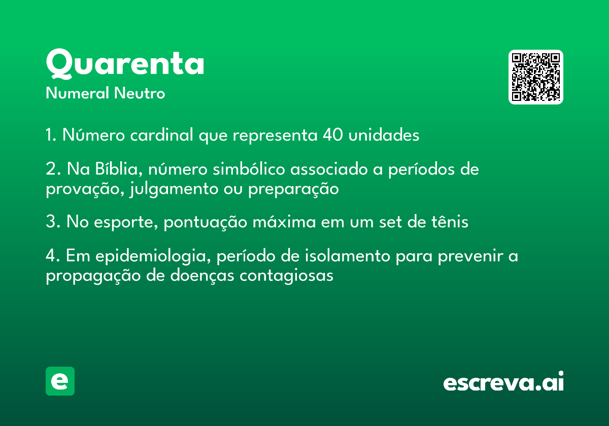 quarenta