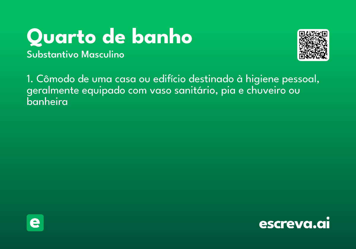 quarto de banho