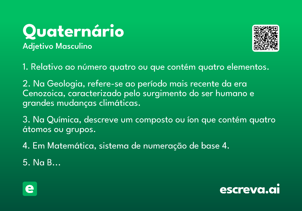quaternário