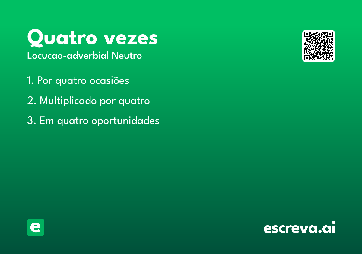 quatro vezes
