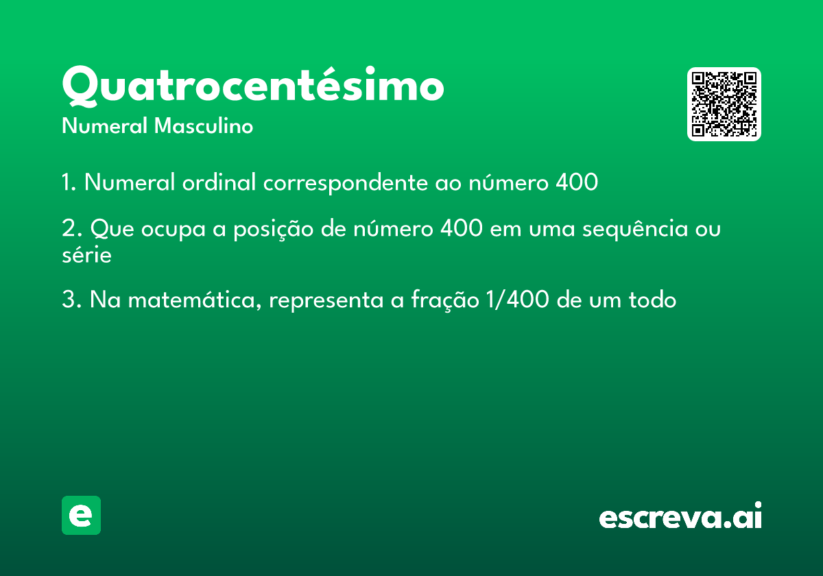quatrocentésimo