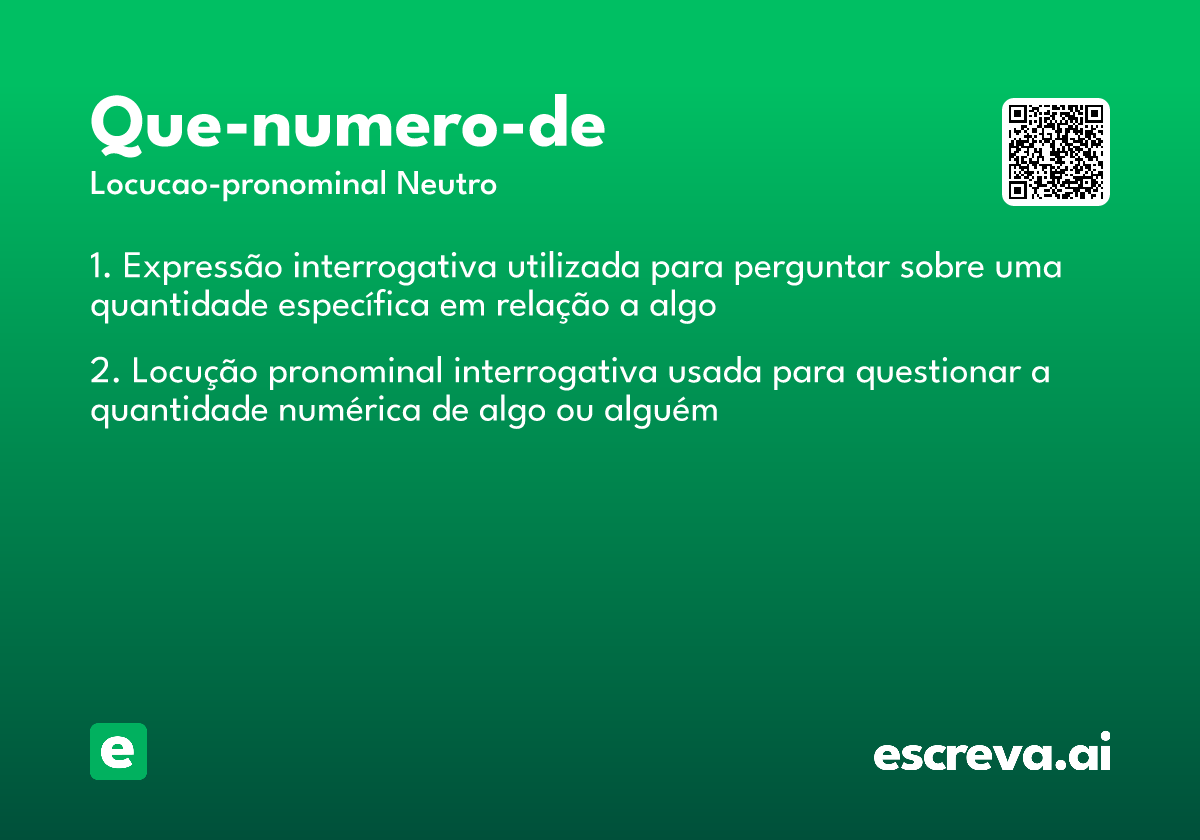 que-numero-de