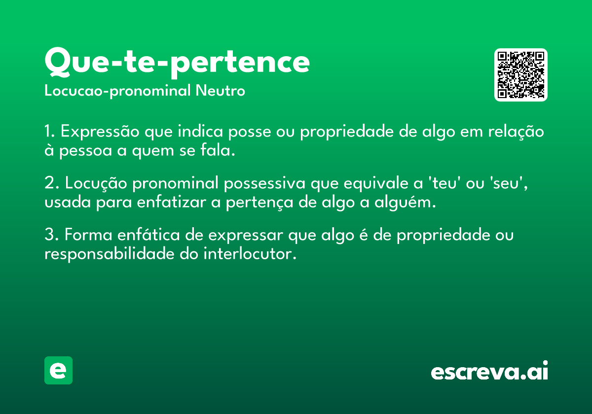 que-te-pertence
