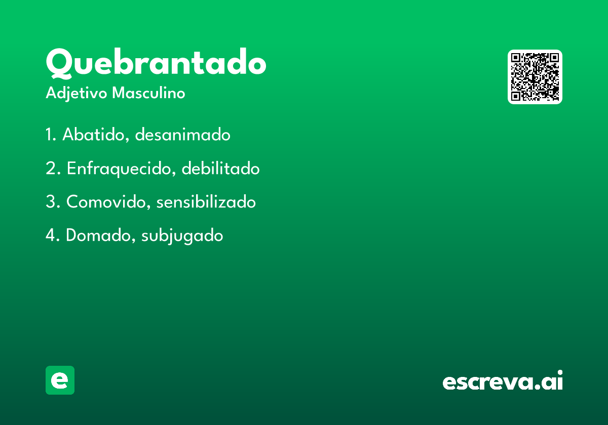 quebrantado