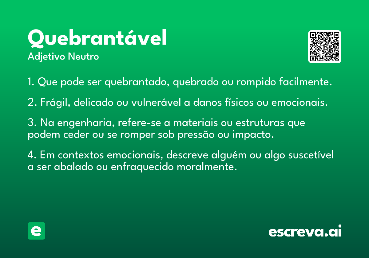 quebrantável