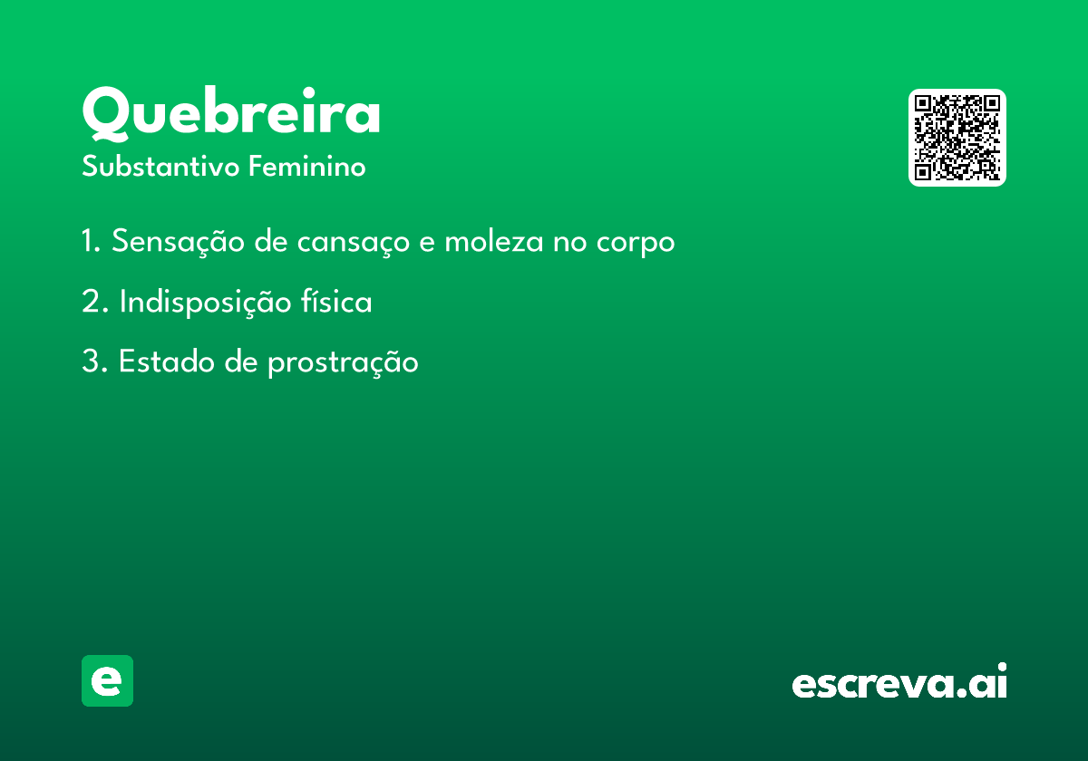 quebreira