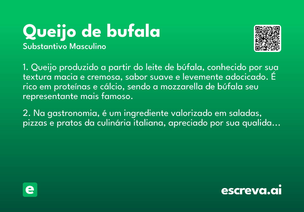 queijo de bufala