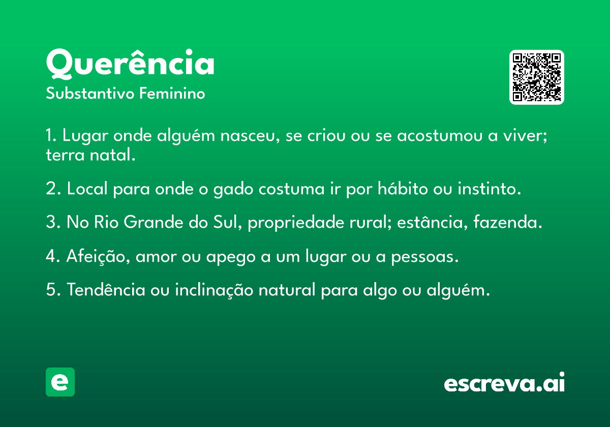 querência