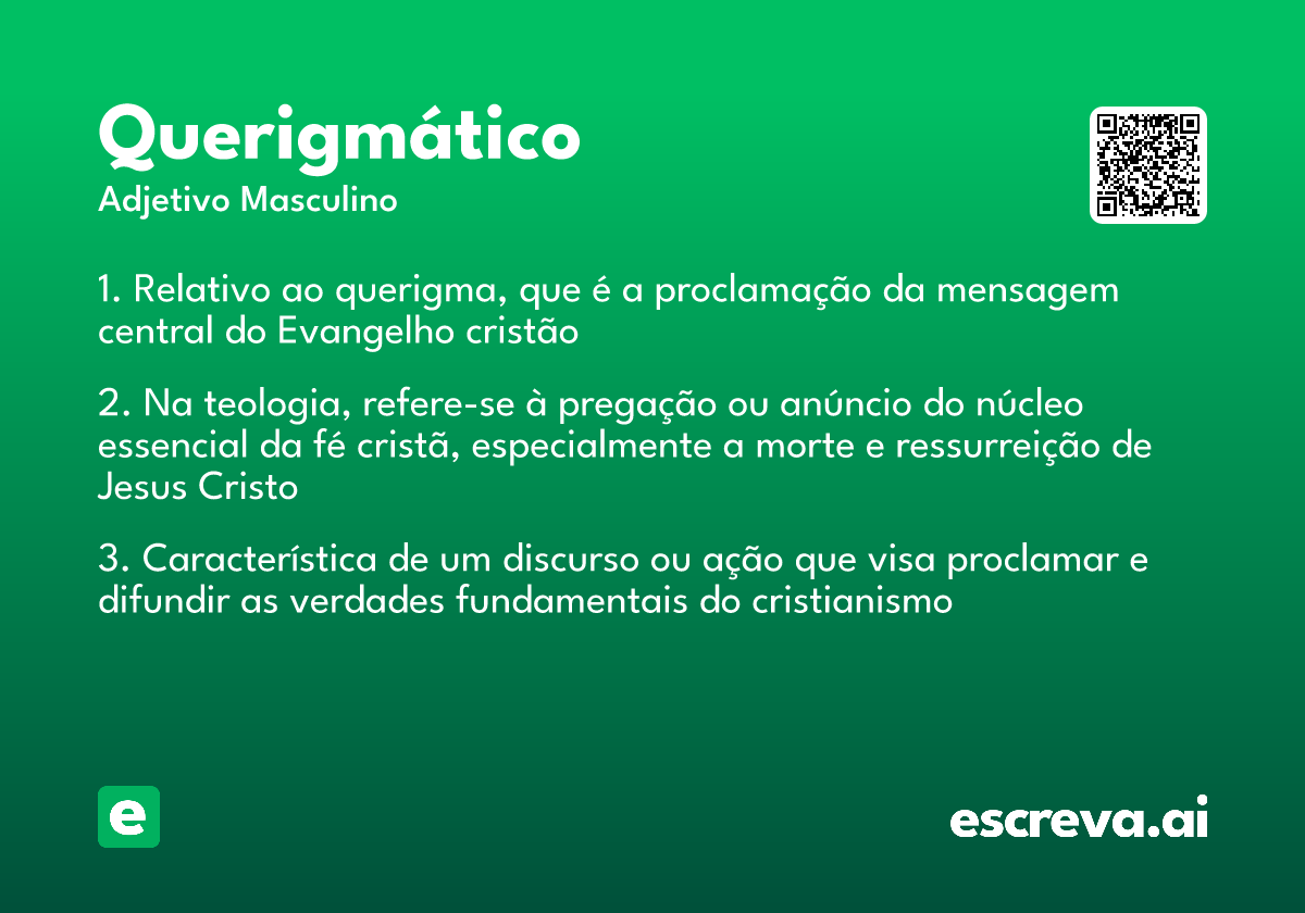 querigmático