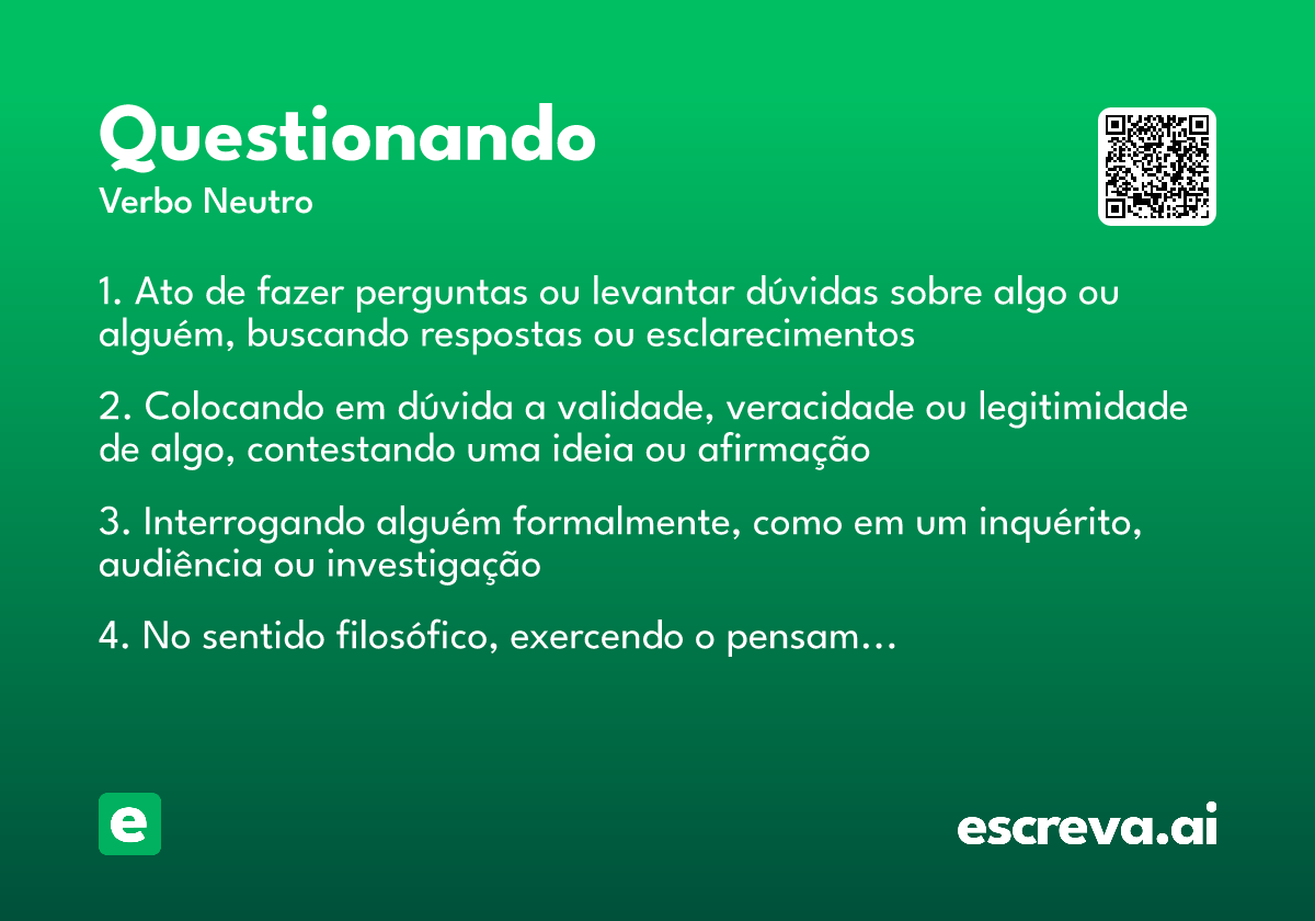 questionando