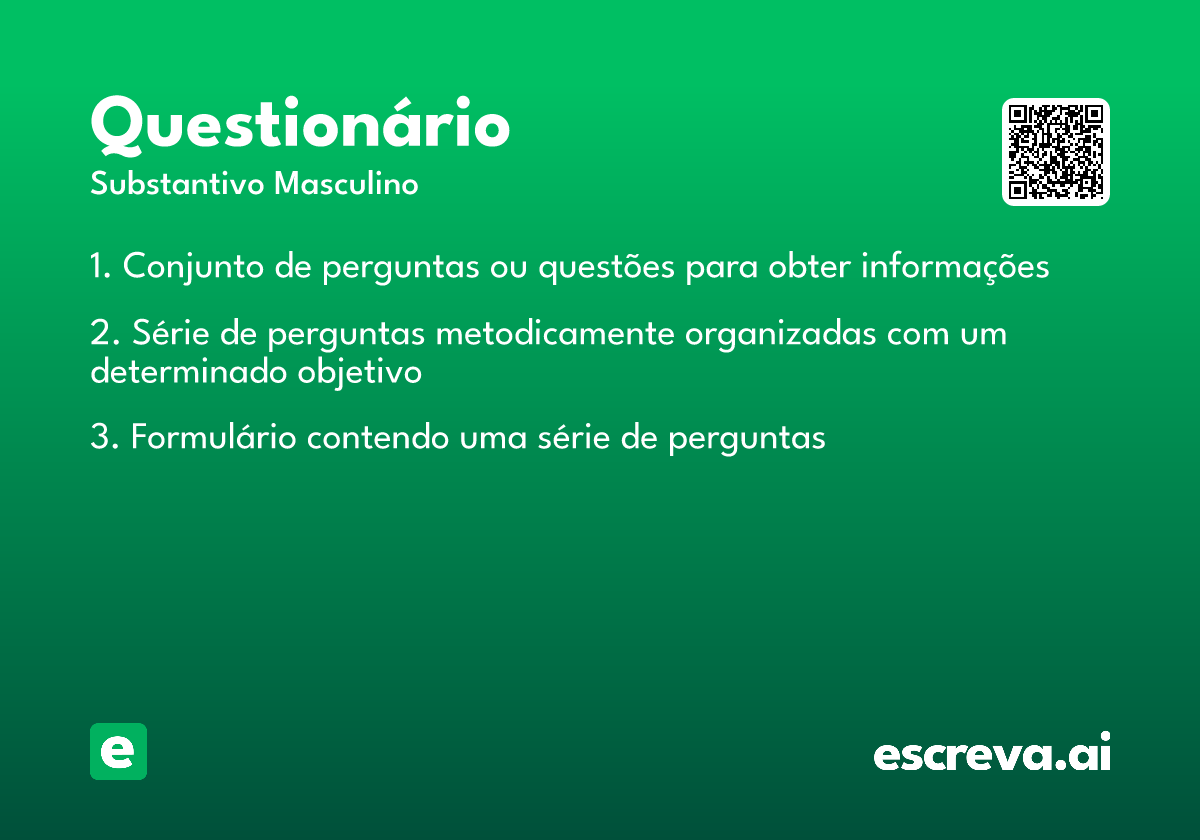 questionário