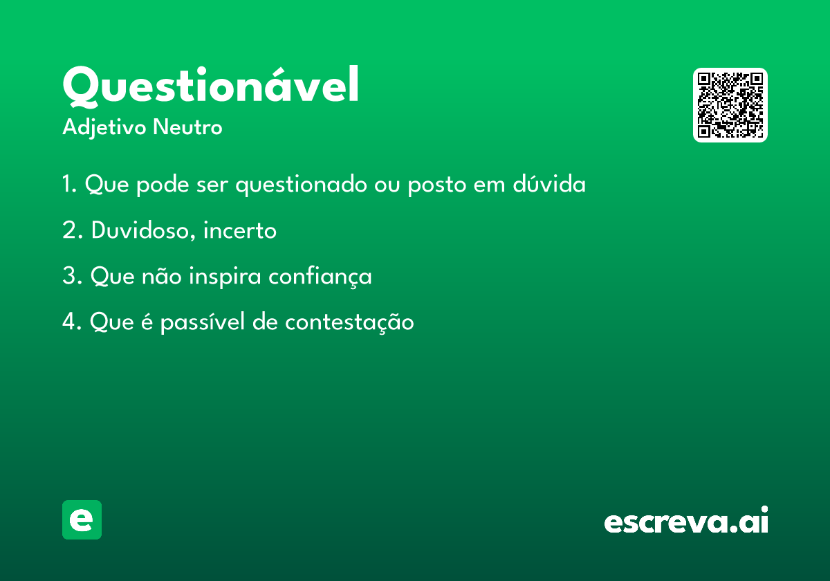 questionável