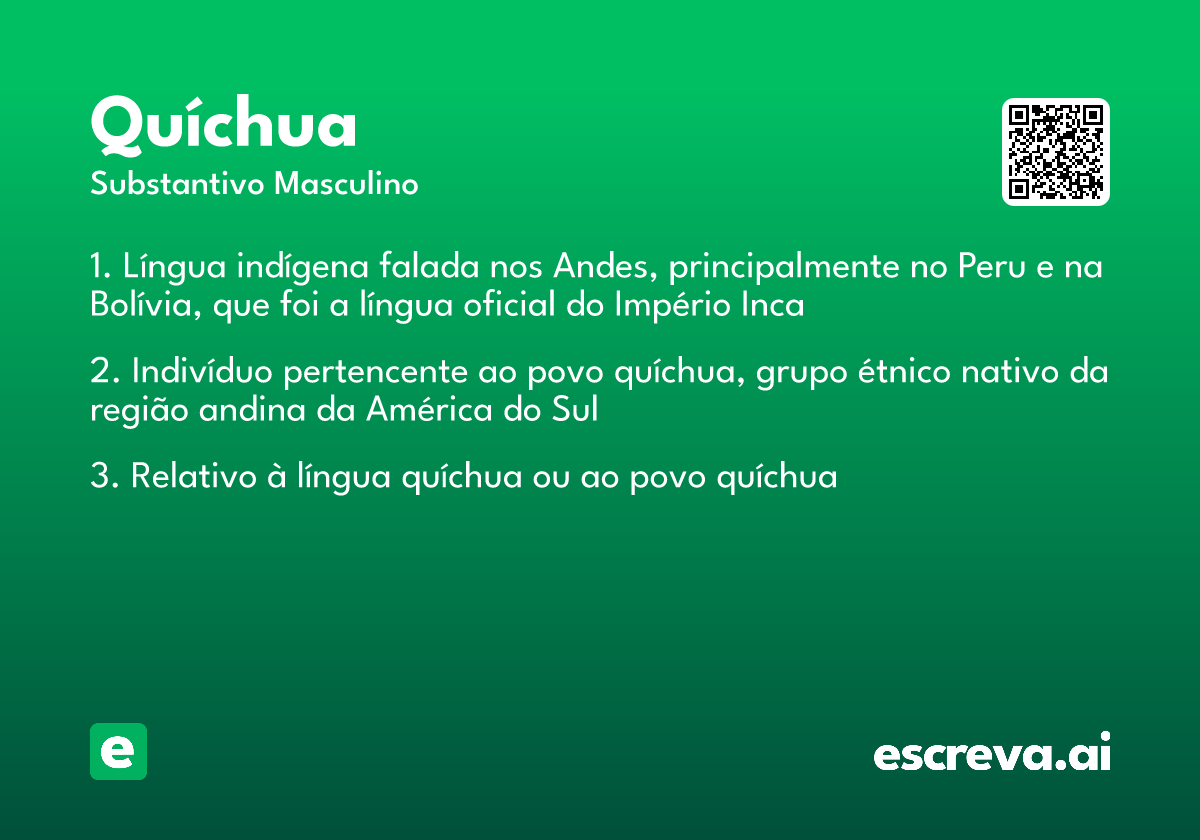 quíchua