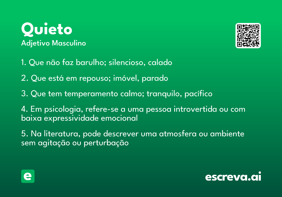quieto