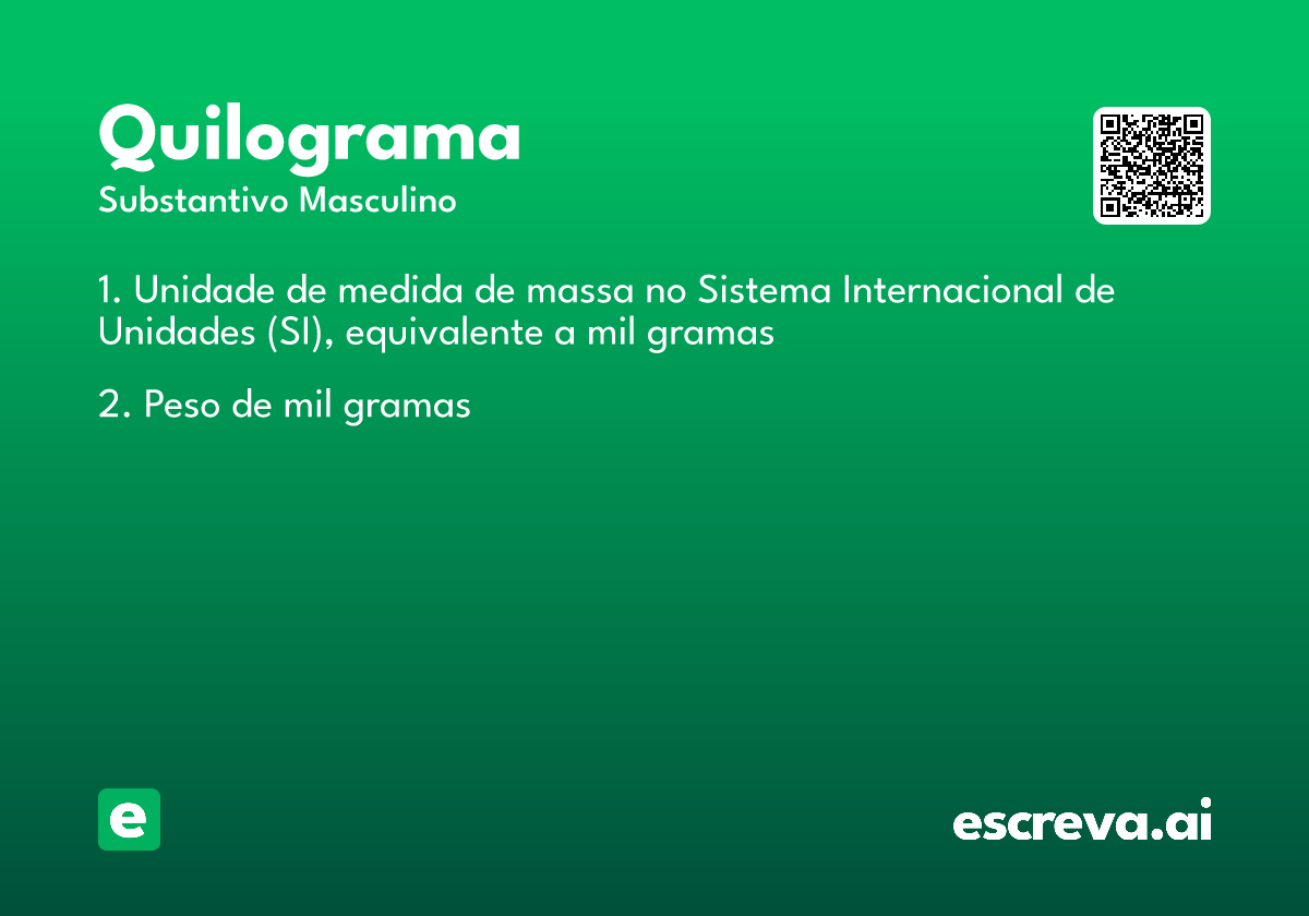 quilograma