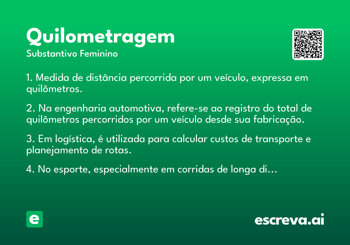quilometragem