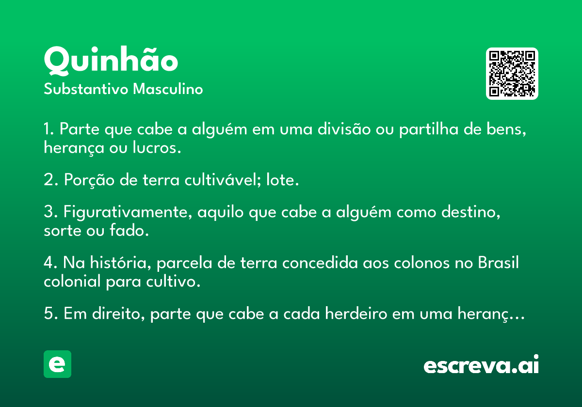 quinhão