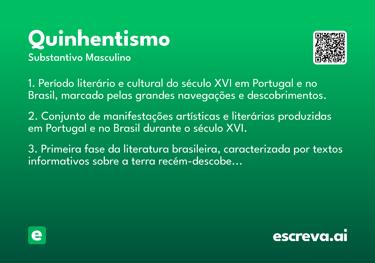quinhentismo