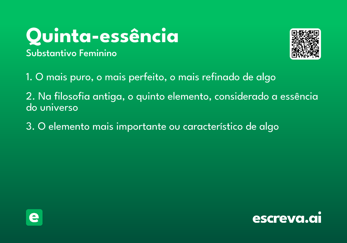 quinta-essência