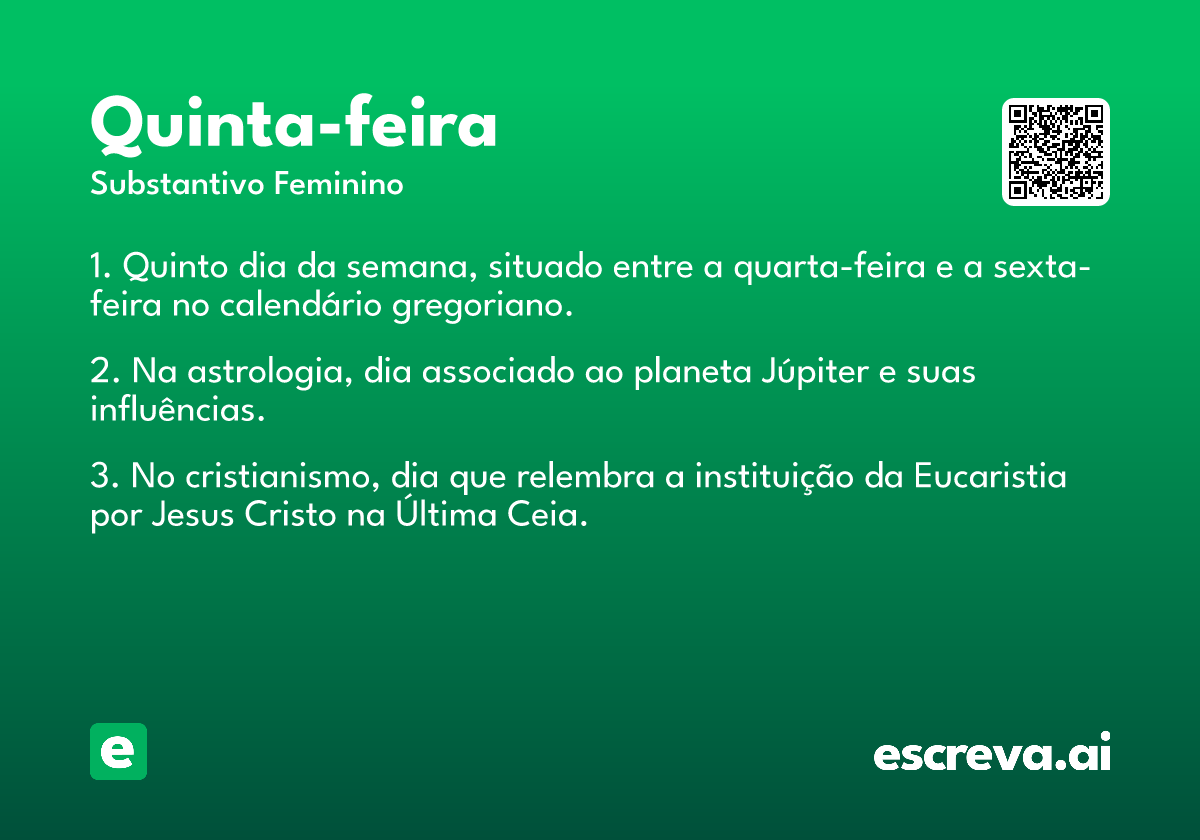 quinta-feira