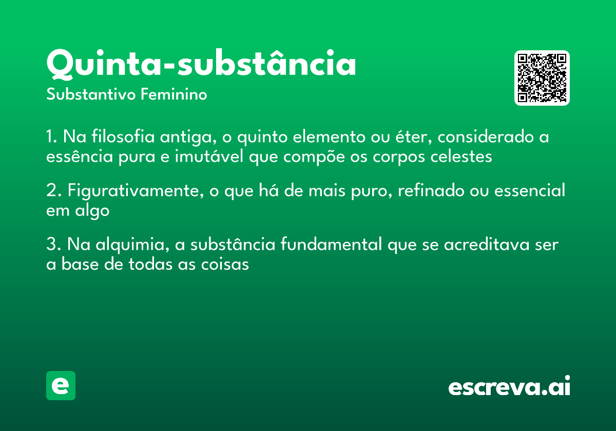 quinta-substância
