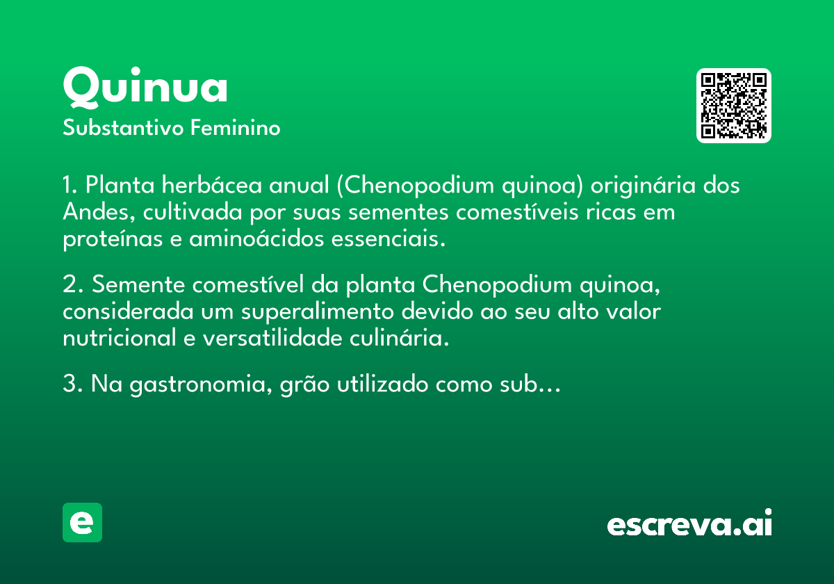 quinua