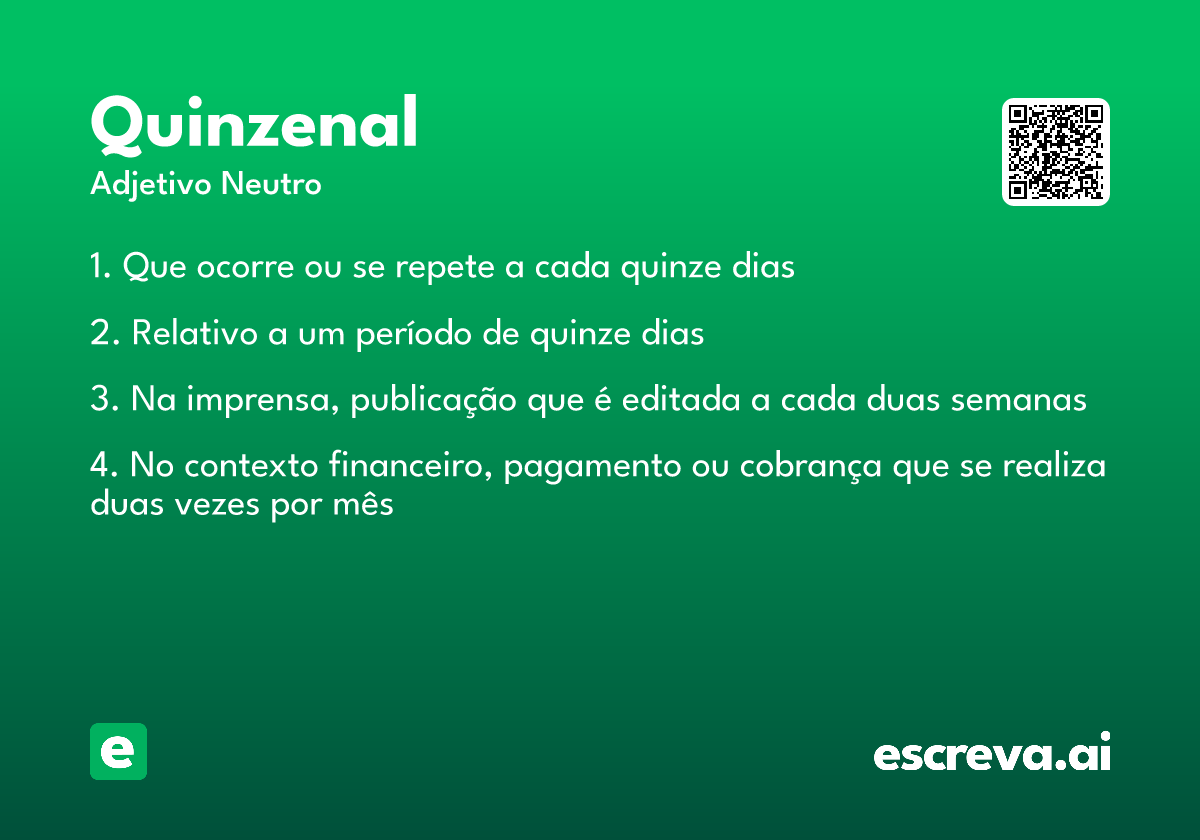quinzenal