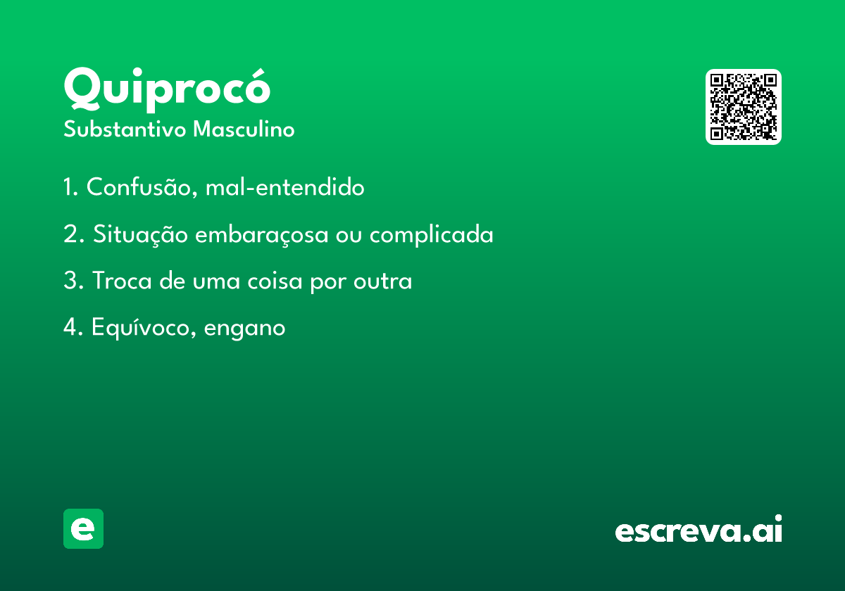 quiprocó