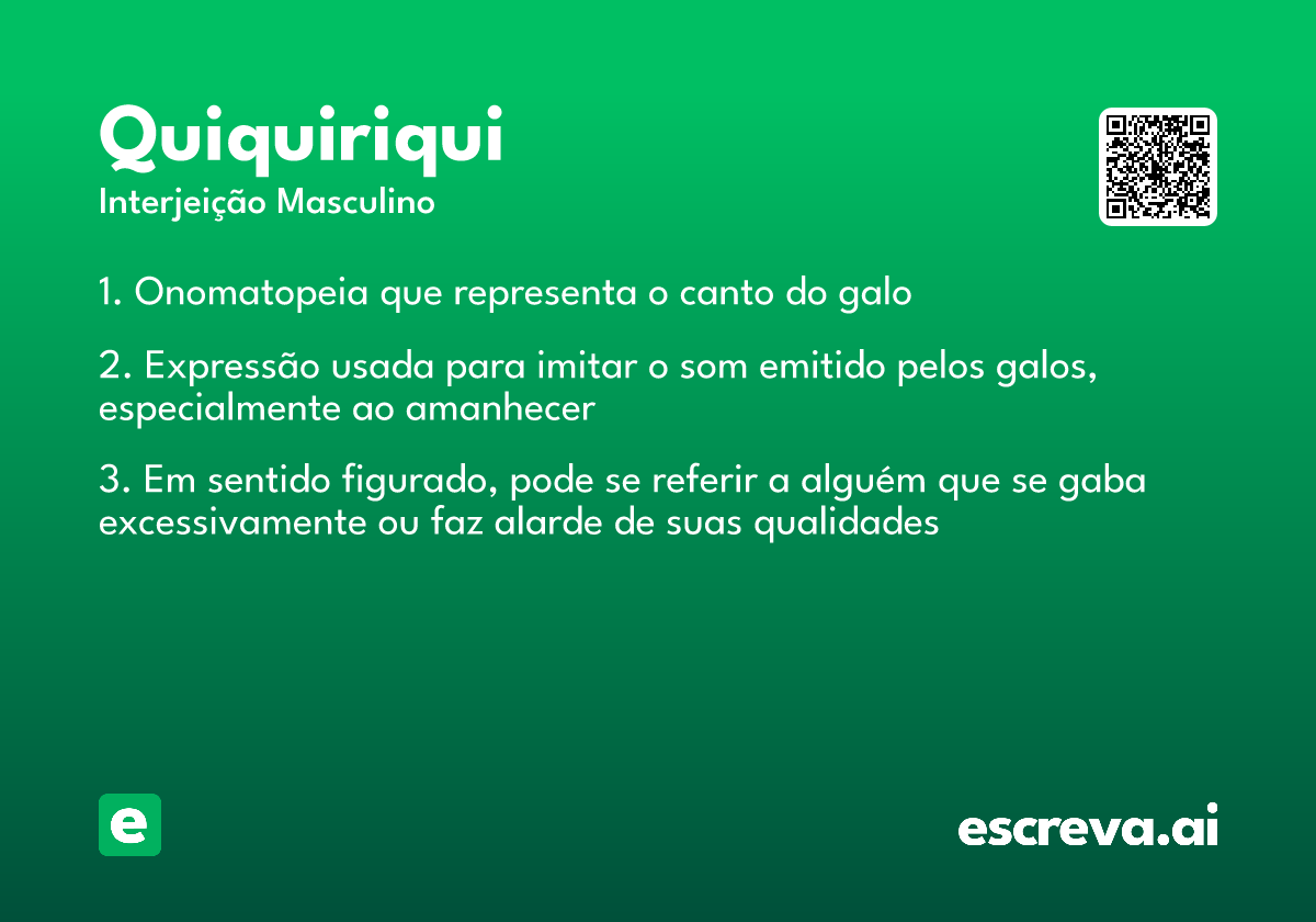 quiquiriqui