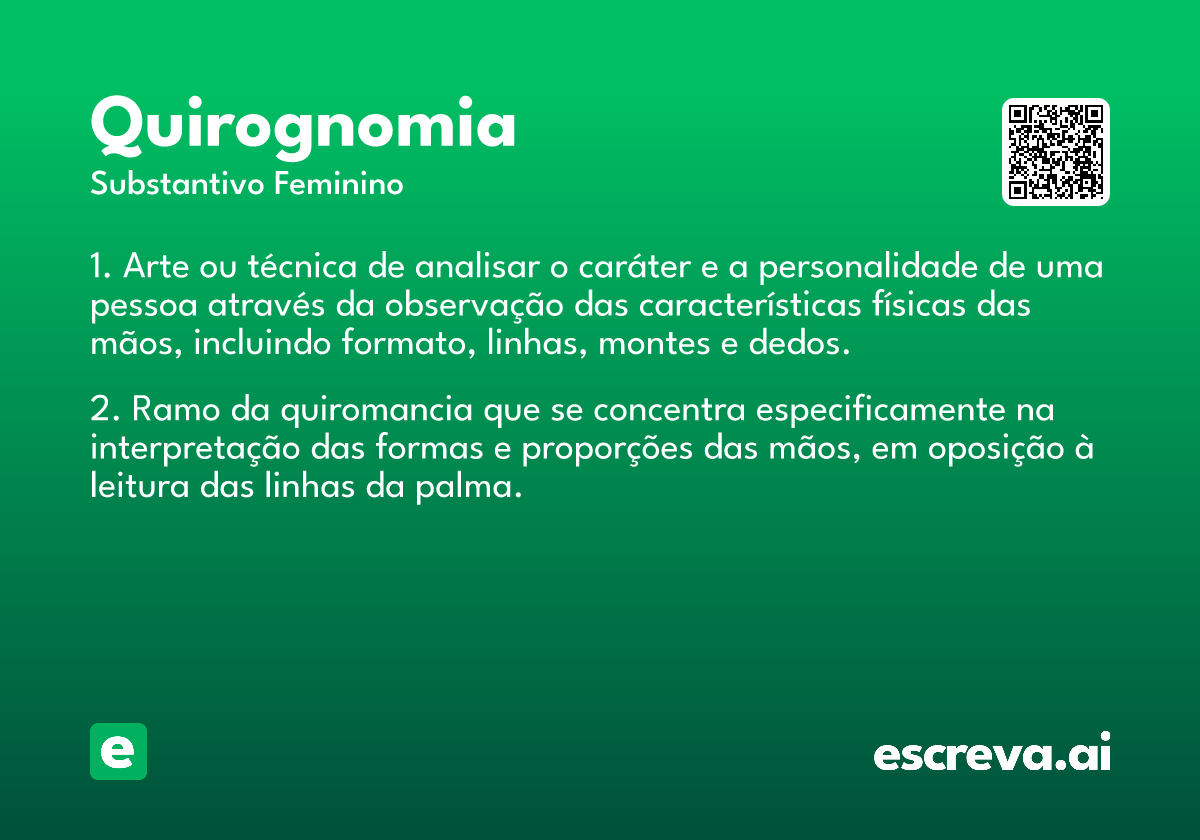 quirognomia